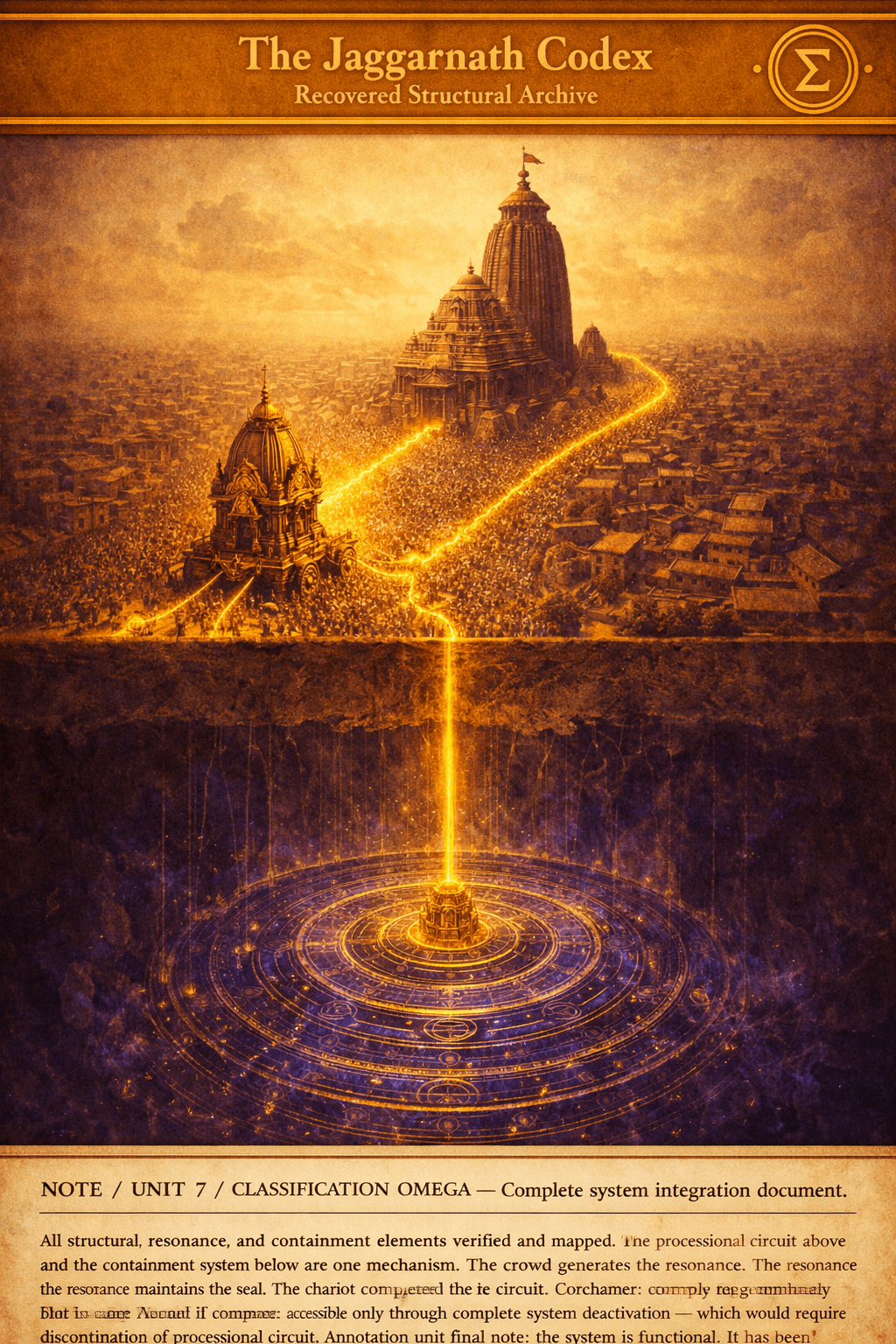 The Grand Codex Mandala — JG-Ω-036