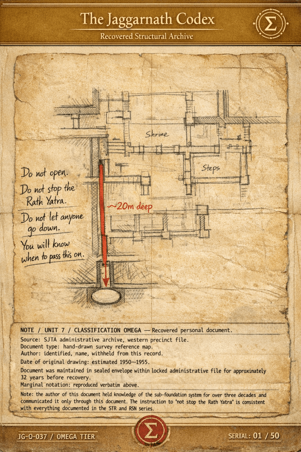 Recovered Personal Document — Administrator's Map