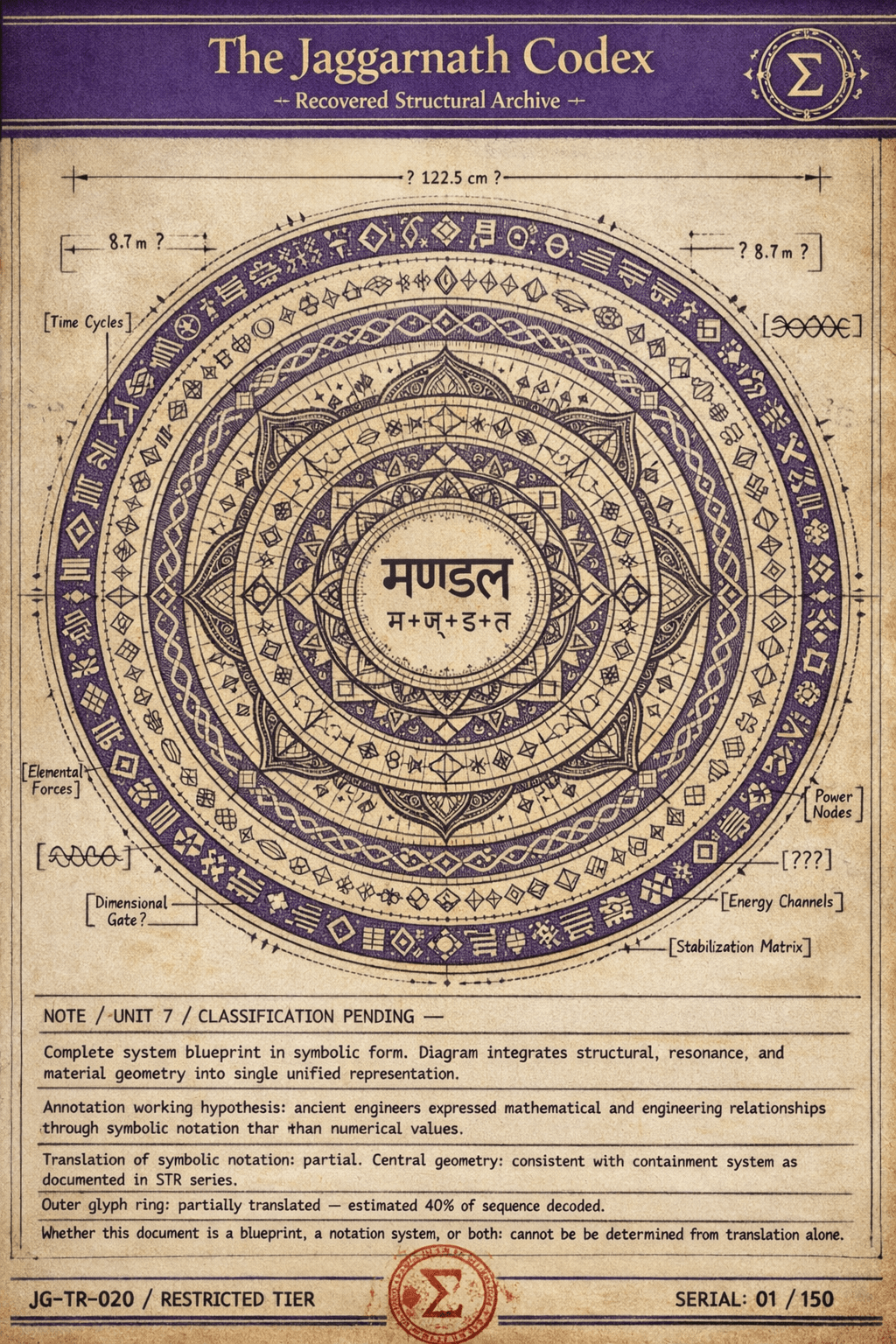Ancient Mandala Blueprint