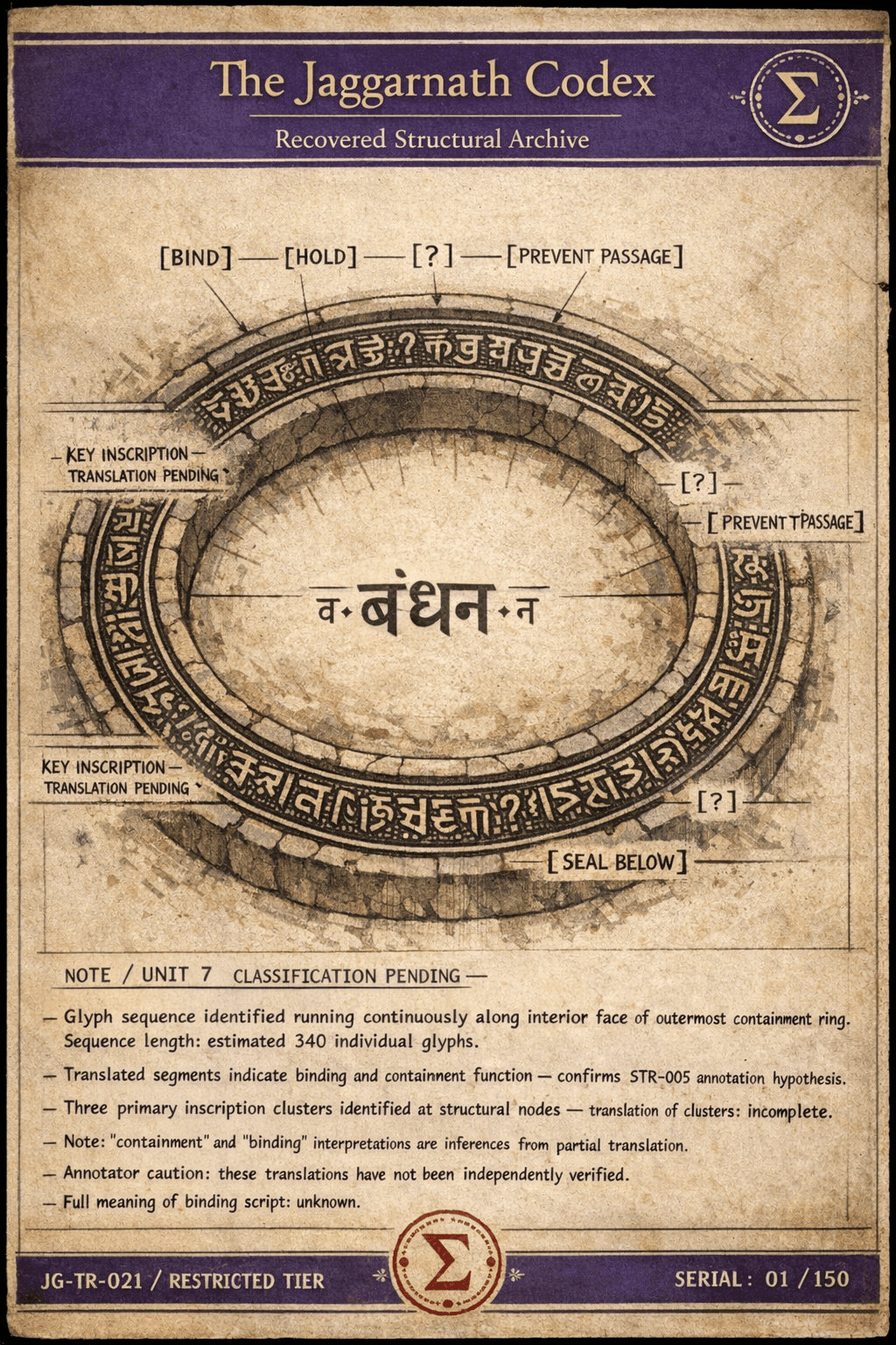 Containment Binding Script